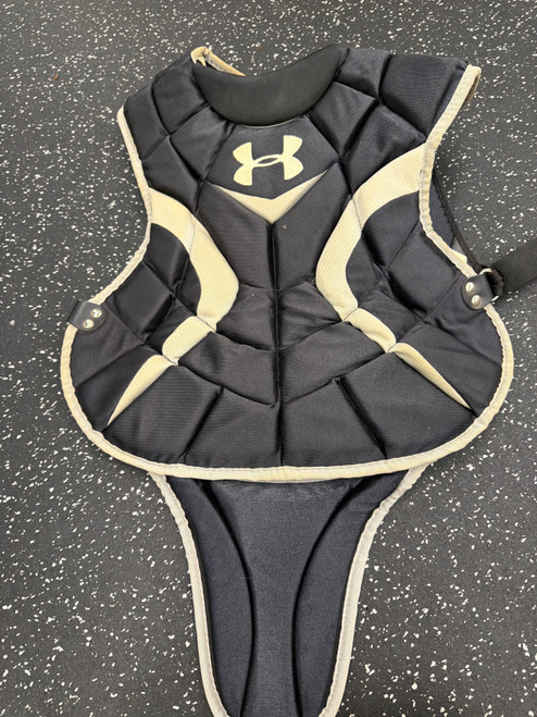 Vist Large View of Product Image Which is Used Under Armour UACP2 Catchers Chest Protector Black Junior