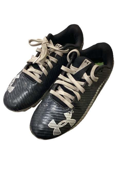 Vist Large View of Product Image Which is Used Under Armour BASEBALL CLEATS BB/SB Cleats Black Junior 02