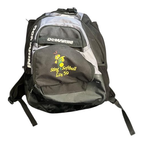 Vist Large View of Product Image Which is Used Demarini PLAYERS BACKPACK BB/SB Player Backpack Black