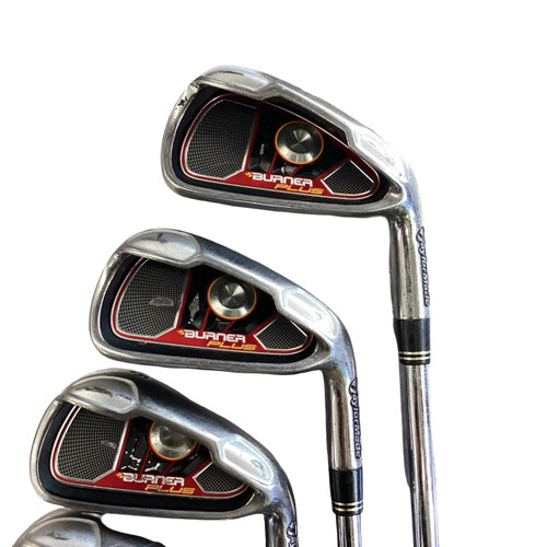 Vist Large View of Product Image Which is Used Taylormade BURNER PLUS Mens Iron Set RH 4I-PW