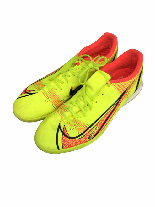Vist Large View of Product Image Which is Used Nike Soccer Indoor Shoes Yellow Senior 11