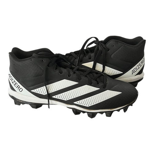 Vist Large View of Product Image Which is Used Adidas ADIZERO Football Cleats Black Senior 10.5