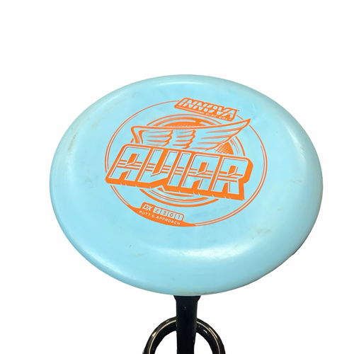 Vist Large View of Product Image Which is Used Innova AVIAR Disc Golf Putter Carolina Blue