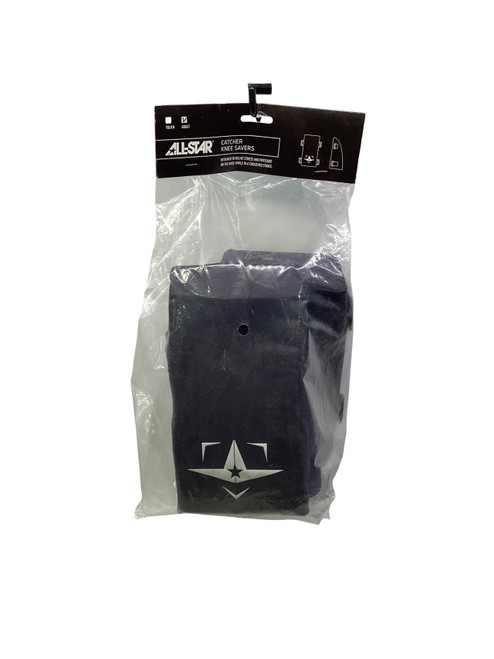 Vist Large View of Product Image Which is Used All-Star BLACK KNEE SAVERS BB/SB Catchers Knee Savers Black