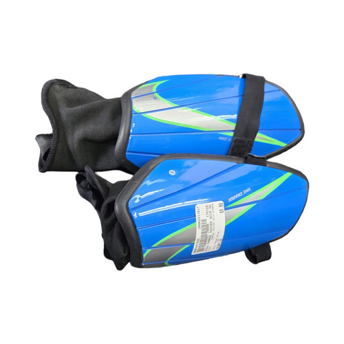 Vist Large View of Product Image Which is Used Nike CHARGE SOCCER SHIN GUARDS Soccer Shin Guards Adult Royal Blue LG