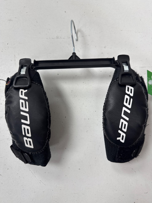 Vist Large View of Product Image Which is Used Bauer LEGACY Youth Elbow Pads SM