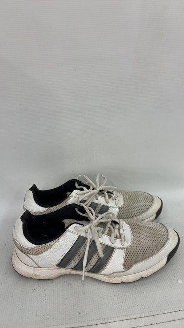 Vist Large View of Product Image Which is Used Adidas Mens Golf Shoes White Senior 10.5