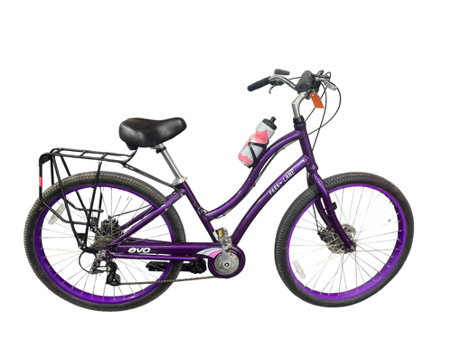 Vist Large View of Product Image Which is Used EVO PARK LANE Cruiser Bike Womens Purple 17-18" - MD  Frame