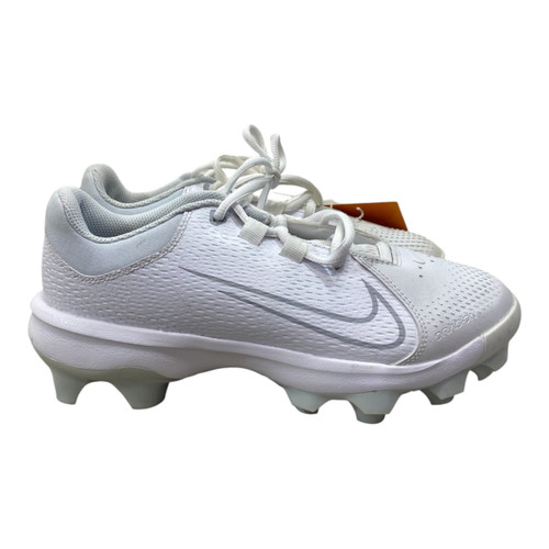 Vist Large View of Product Image Which is Used Nike HYPERDIAMOND 4 BB/SB Cleats White Senior 7