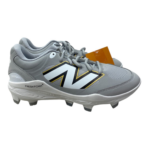 Vist Large View of Product Image Which is Used New Balance FRESH FOAM SB CLEATS BB/SB Cleats Grey Senior 7
