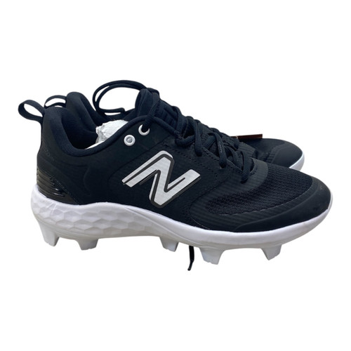Vist Large View of Product Image Which is Used New Balance FRESH FOAM SB CLEATS BB/SB Cleats Black Senior 8.5