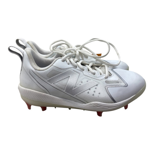 Vist Large View of Product Image Which is Used New Balance FUEL CELL SB CLEATS BB/SB Cleats White Senior 7