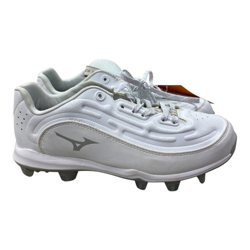 Vist Large View of Product Image Which is Used Mizuno FASTPITCH SB CLEATS BB/SB Cleats White Senior 8