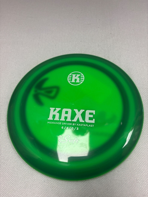 Vist Large View of Product Image Which is Used Kastaplast K1 SOFT KAXE Disc Golf Driver Green 172g