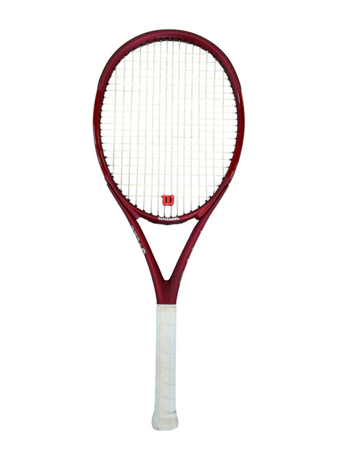 Vist Large View of Product Image Which is Used Wilson TRIAD 5 Adult Tennis Racquet Red 4 1/8"