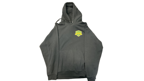 Vist Large View of Product Image Which is Used SPRUCE GROVE SAINTS HOODIE Soccer Top Adt Black MD
