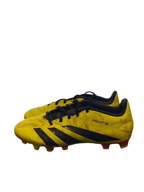 Vist Large View of Product Image Which is Used Adidas Soccer Cleats Yellow Senior 9