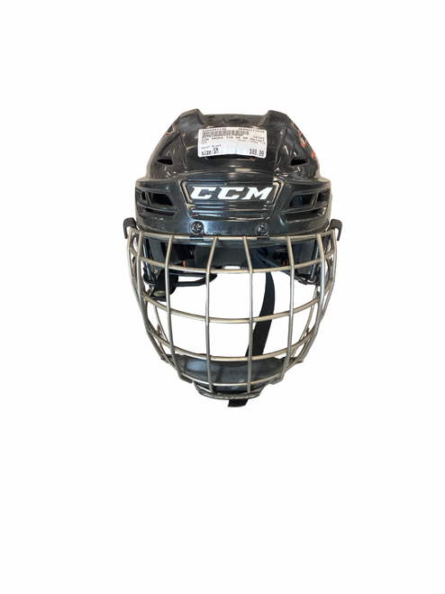 Vist Large View of Product Image Which is Used CCM TACKS 710 Helmet Cage Combo Black SM