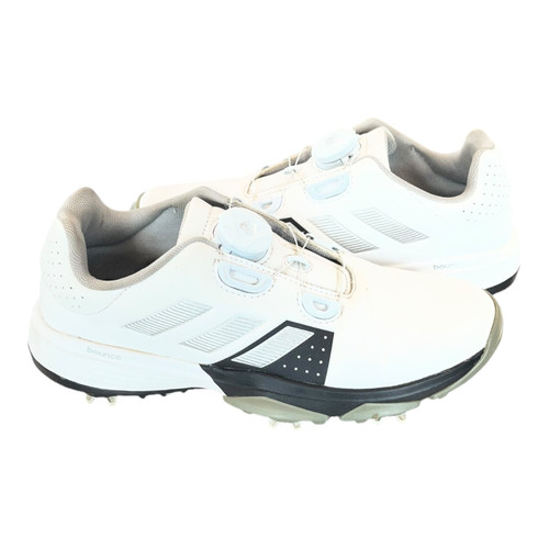 Vist Large View of Product Image Which is Used Adidas BOA Mens Golf Shoes White Senior 4
