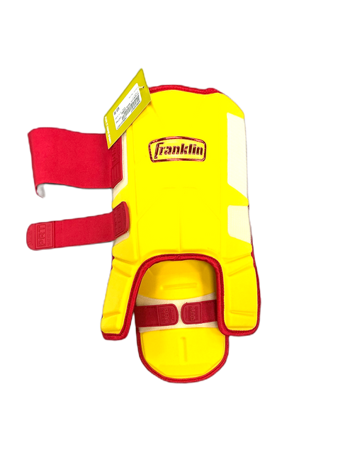 Vist Large View of Product Image Which is Used Franklin SHIN GUARD BB/SB Shin/Foot Protector Yellow