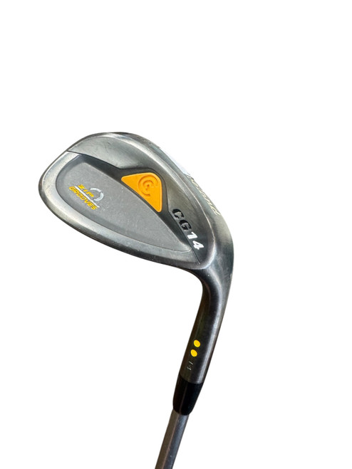 Vist Large View of Product Image Which is Used Cleveland CG 14 ZIP GROVES Golf Wedge Mens RH 56 Degree