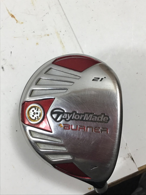 Vist Large View of Product Image Which is Used Taylormade BURNER 21 DEG 7FW Mens Fairway Wood RH 7 Wood