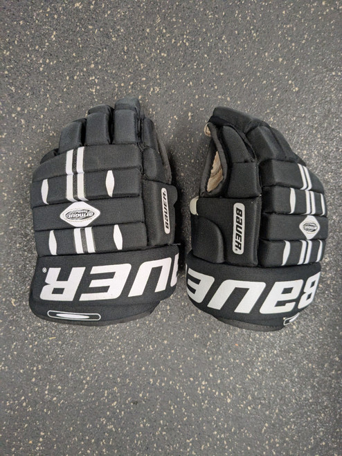 Vist Large View of Product Image Which is Used Bauer 300 PRO Junior Gloves Black 12"