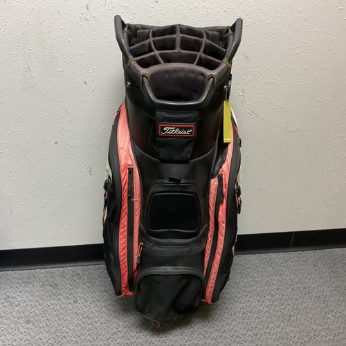 Vist Large View of Product Image Which is Used Titleist Mens Cart Bag White/Black/Red