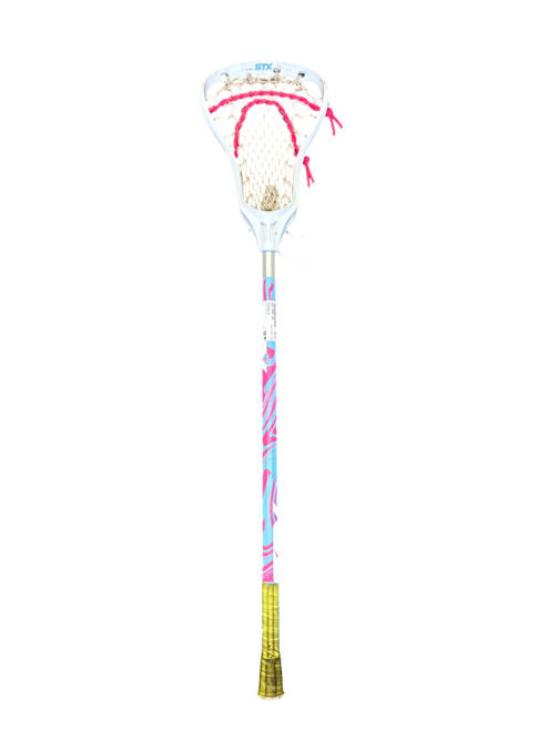 Vist Large View of Product Image Which is Used STX CRUX 100 Jr Atk/Mid Complete Stick White