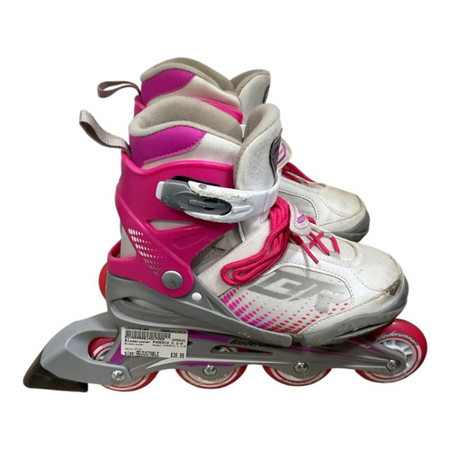 Vist Large View of Product Image Which is Used Bladerunner PHEONIX G 2-8 Junior Rec Fitness Skates Pink Adjustable