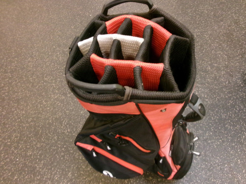 Vist Large View of Product Image Which is Used Titleist STAND BAG 14 DIVIDE Mens Cart Bag Black