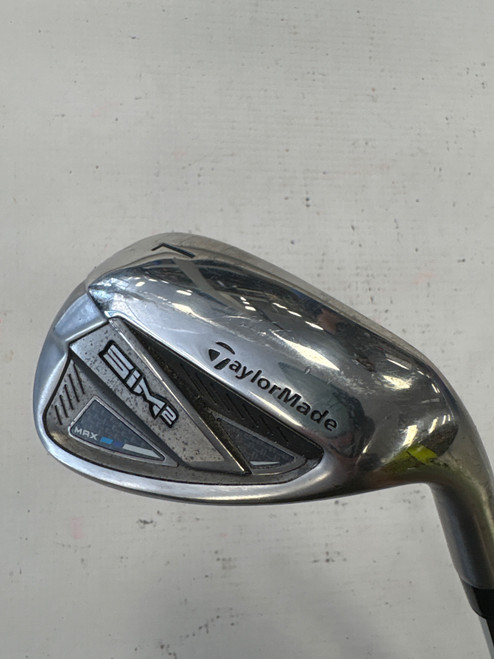 Vist Large View of Product Image Which is Used Taylormade SIM2 MAX SW Golf Wedge Mens RH Lob Wedge