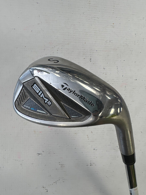 Vist Large View of Product Image Which is Used Taylormade SIM2 MAX SW Golf Wedge Mens RH Sand Wedge