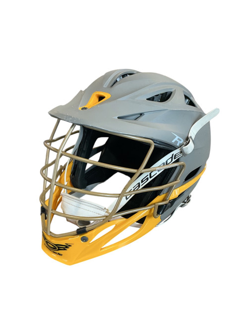 Vist Large View of Product Image Which is Used Cascade R Lacrosse Helmet Grey One Size