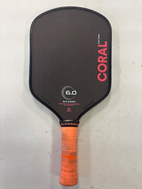 Vist Large View of Product Image Which is Used 6.0 CORAL RCD Pickleball Racquet None