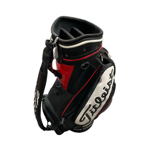 Vist Large View of Product Image Which is Used Titleist STAFF CART BAG Mens Cart Bag Black
