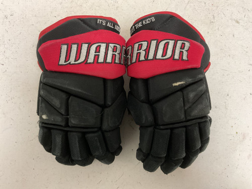 Vist Large View of Product Image Which is Used Warrior ALPHA PRO MADISON CAPITOLS Junior Gloves Black And Red 11"