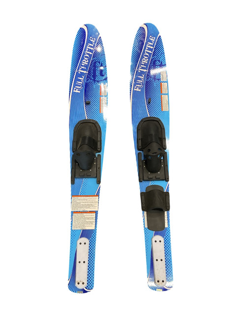 Vist Large View of Product Image Which is Used Full Throttle Pair of Skis Royal Blue 52"