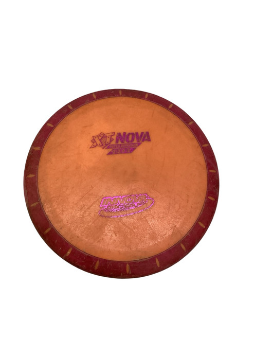 Vist Large View of Product Image Which is Used Innova XT NOVA PUTT AND APPROACH Disc Golf Putter Orange
