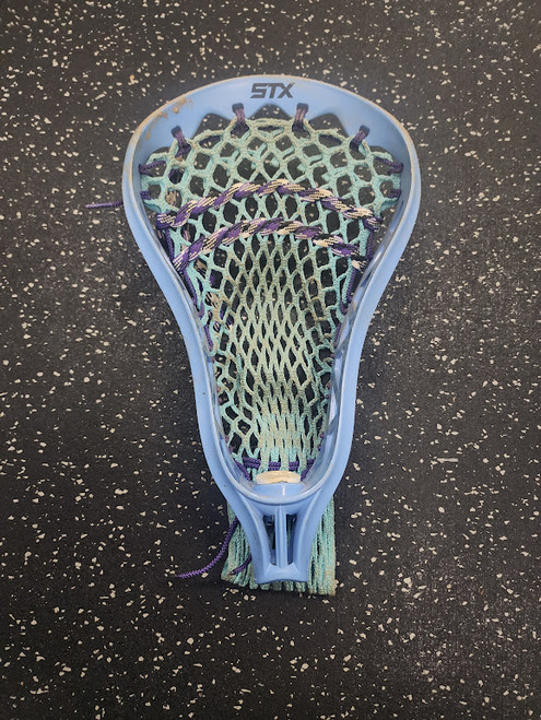 Vist Large View of Product Image Which is Used STX XCALIBUR Mens Lacrosse Head Royal Blue