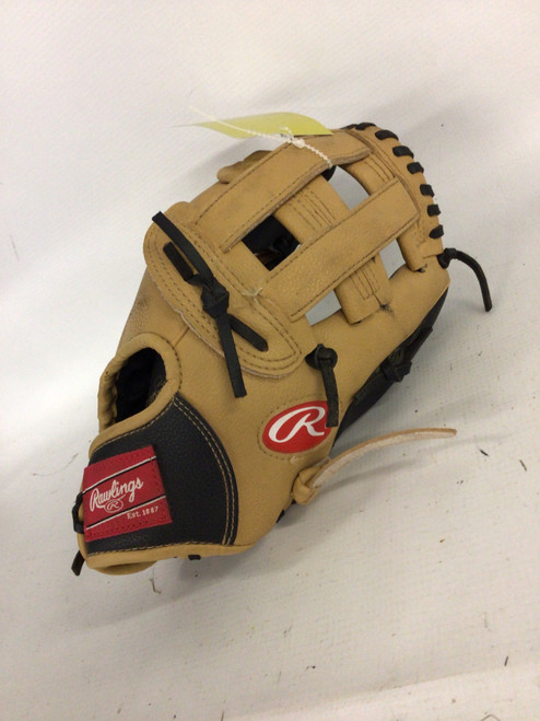 Vist Large View of Product Image Which is Used Rawlings PLAYER SERIES BB/SB Glove RH Throw Brown 11 1/2"