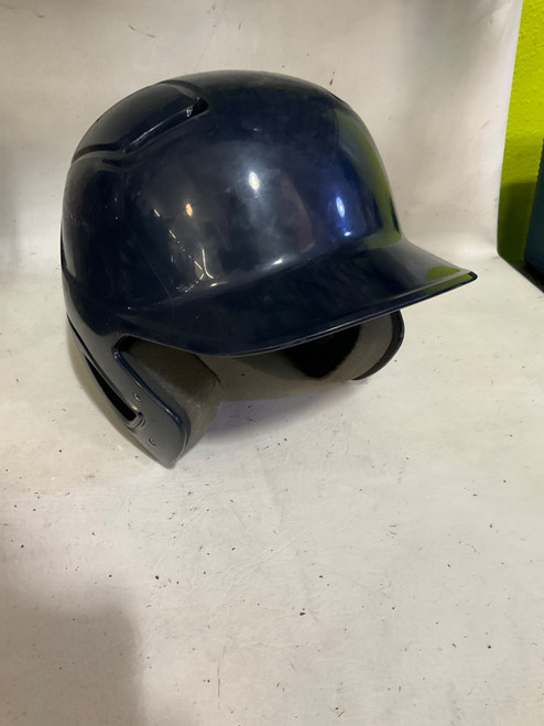 Vist Large View of Product Image Which is Used Easton BASEBALL HELMET Batting Helmet No Mask Navy Blue MD