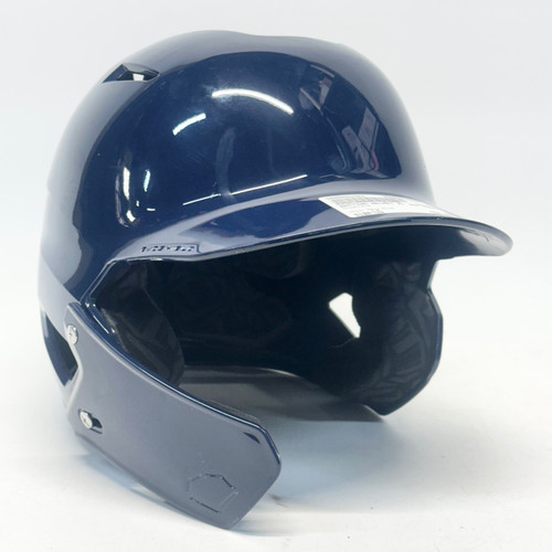 Vist Large View of Product Image Which is Used Evoshield Batting Helmet No Mask Navy Blue LG