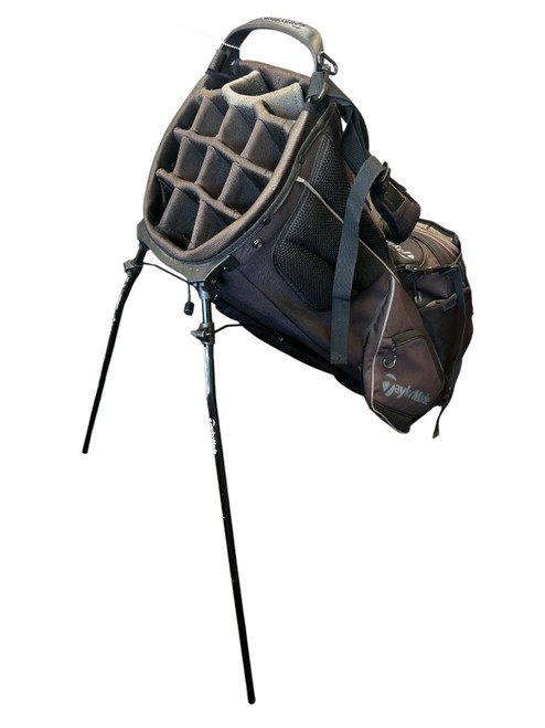 Vist Large View of Product Image Which is Used Taylormade FLEX TECH STAND BAG Mens Stand Bag Black