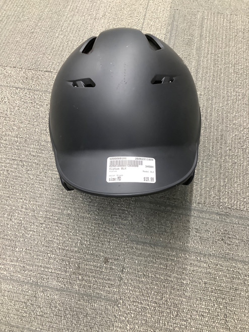 Vist Large View of Product Image Which is Used Victus BLK Batting Helmet No Mask Black MD