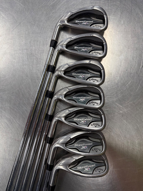Vist Large View of Product Image Which is Used Callaway STEELHEAD XR Mens Iron Set LH 5I-GW/AW