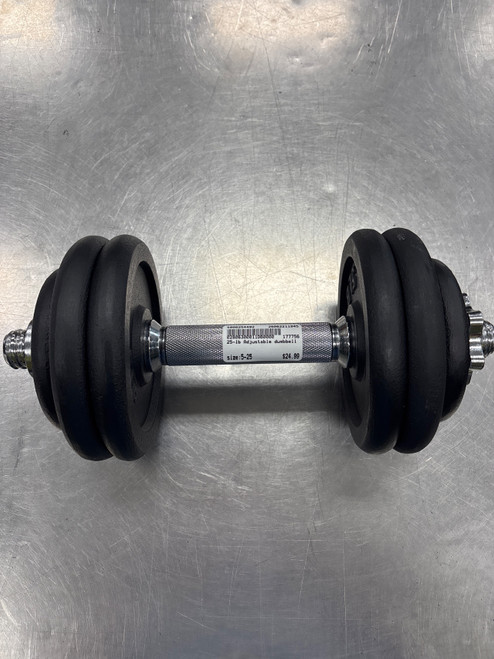Vist Large View of Product Image Which is Used Adj Dumbbells 5-25 LB