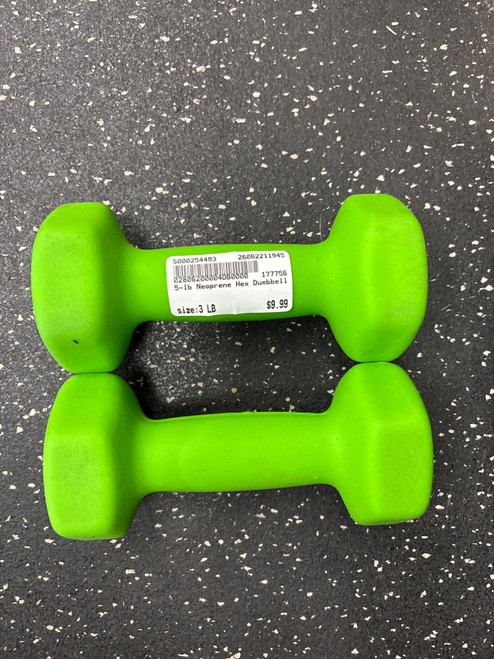 Vist Large View of Product Image Which is Used Hex Dumbbell (Pair) 5LB 