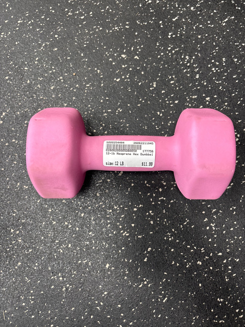 Vist Large View of Product Image Which is Used Hex Dumbbell (Each) 12 lb
