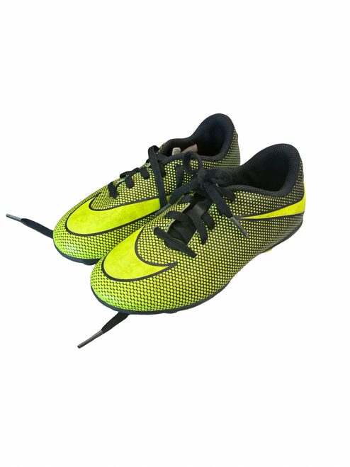 Vist Large View of Product Image Which is Used Nike Soccer Cleats Yellow Youth 12.0